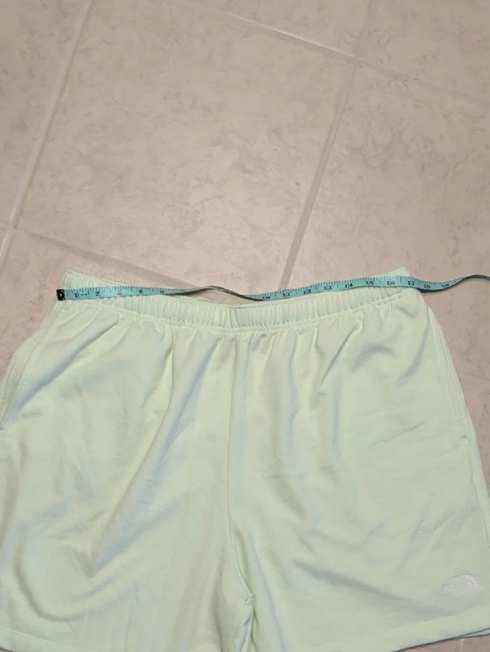 The North Face Men's Fleece Yellow Lime Shorts